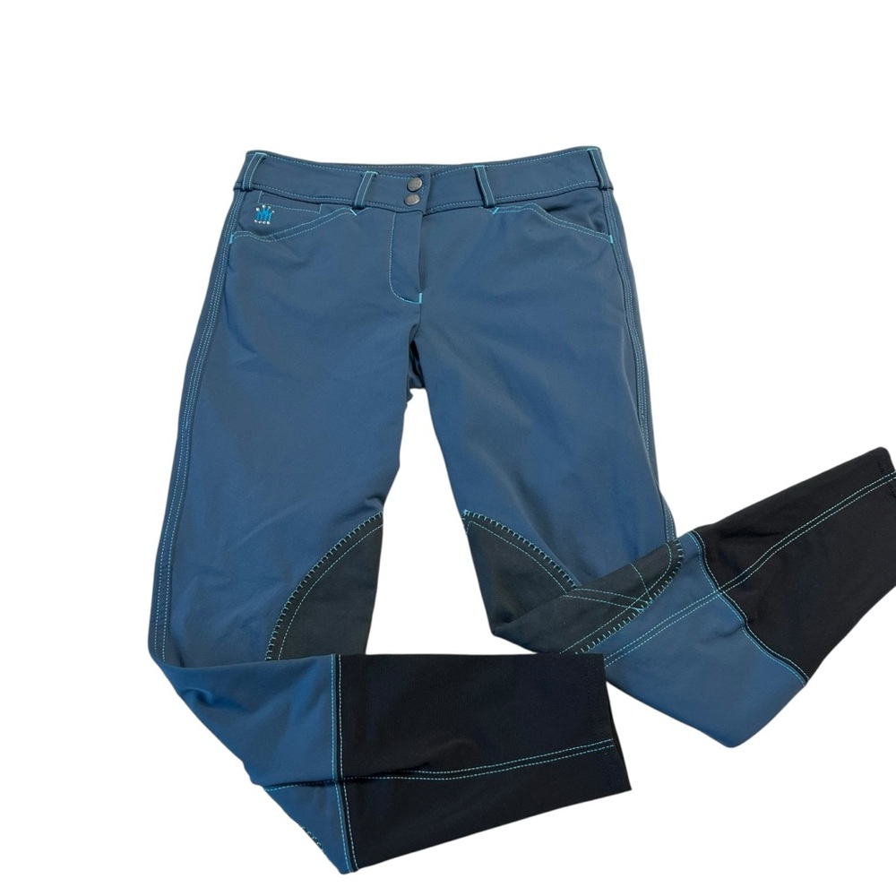 Women’s Mastermind Green Blue Riding Pants